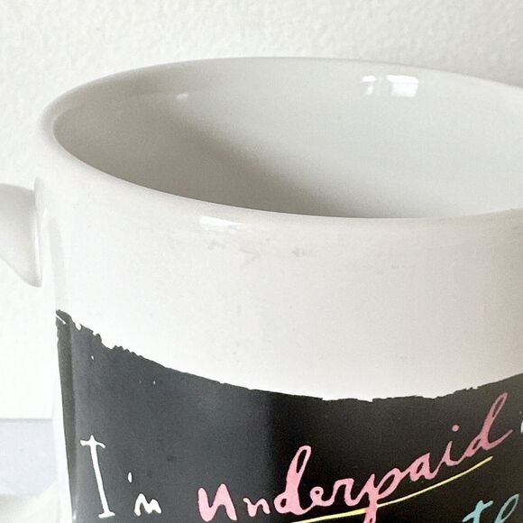 I’m Underpaid Unmotivated and now I have to deal with you Vintage Greetings Mug - Picture 2 of 7